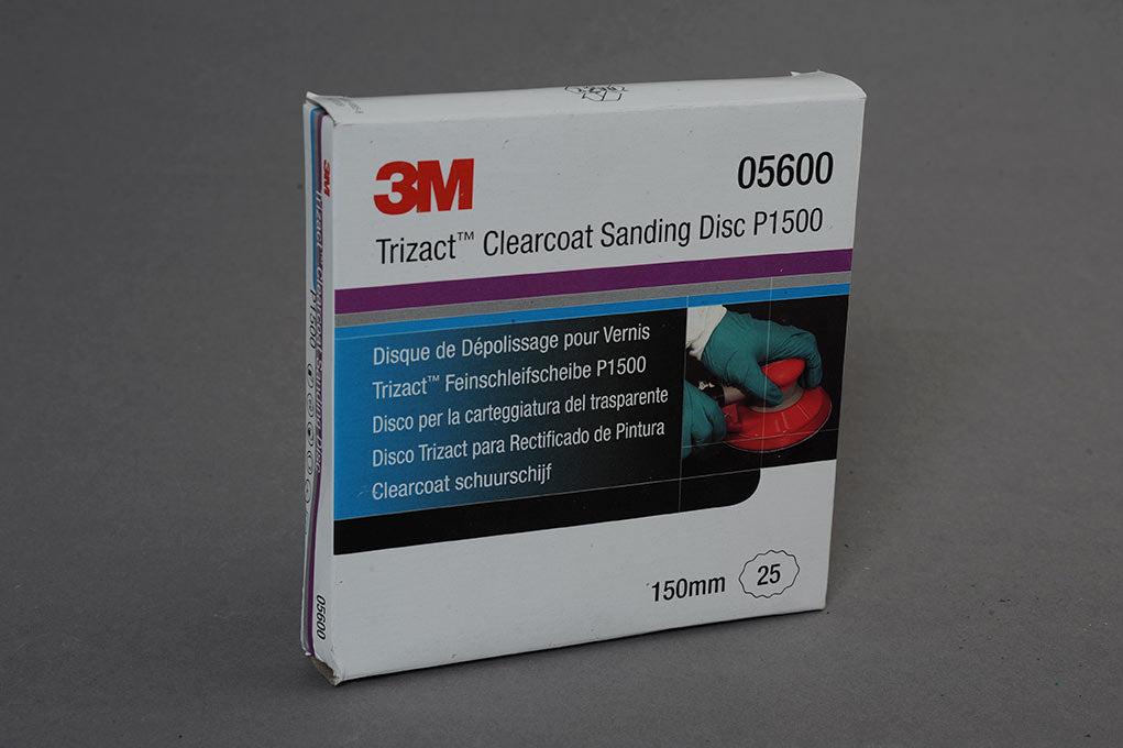 3M05600 - 3m 05600 Trizact™ Hookit™ Clear Coat Sanding Abrasive Disc 471LA 150 mm 25 Pack