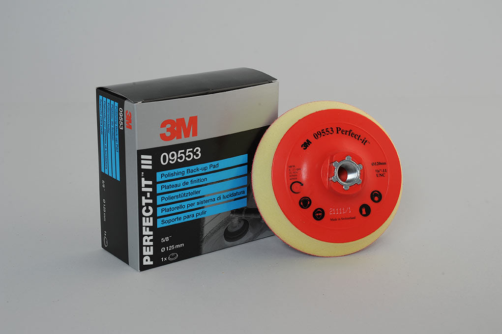 3M09553 - Back Pad 125mm 5/8 Inc Thread