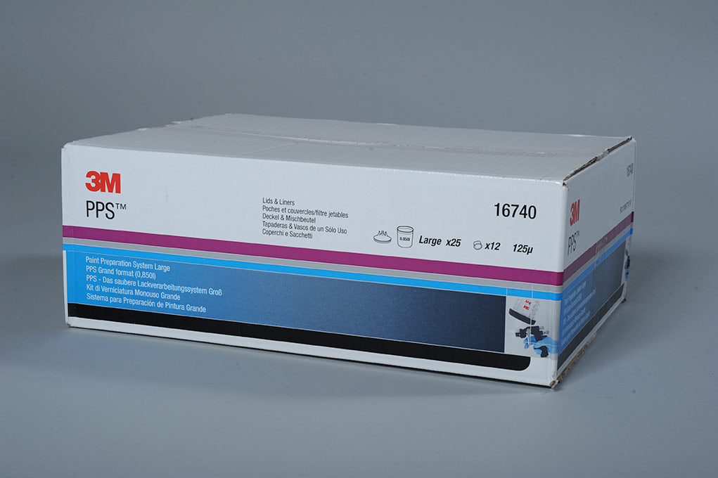 3M16740 - 3m 16740 Pps Kit Large Pk PPS™ Lid & Liner Kits Large 850 ml 125 µm 25 Pack