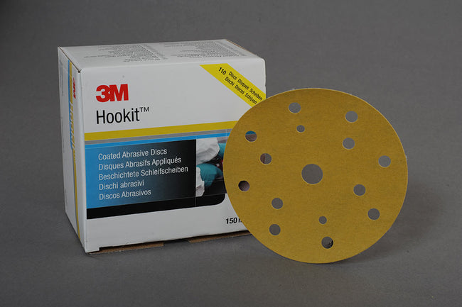 3M50446 - P150 15 Hole Hookit Discs
