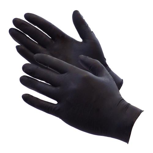 BLACKXL - Xl Black Nitrile Pf Gloves
