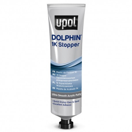 DOLSTOPPER - Upol DOLST/TU Dolphin 1K Stopper Ultra Smooth Acrylic Putty 200g Olive Green