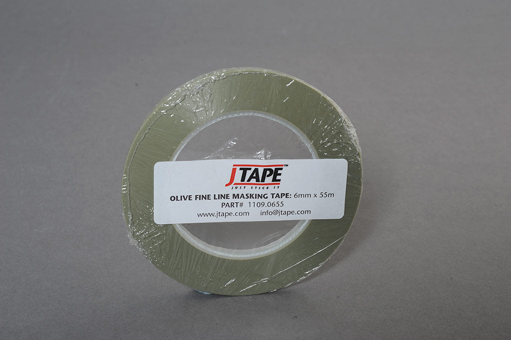FINELINE6 - 1109.0655 Fine Line Tape Olive 6mmx55m