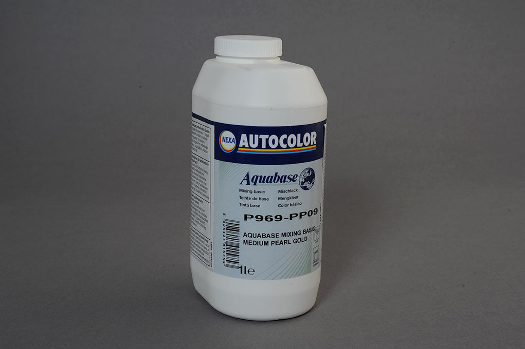 I969PP09/1 - Aquabase Mm Medium Gold Pearl 1lt