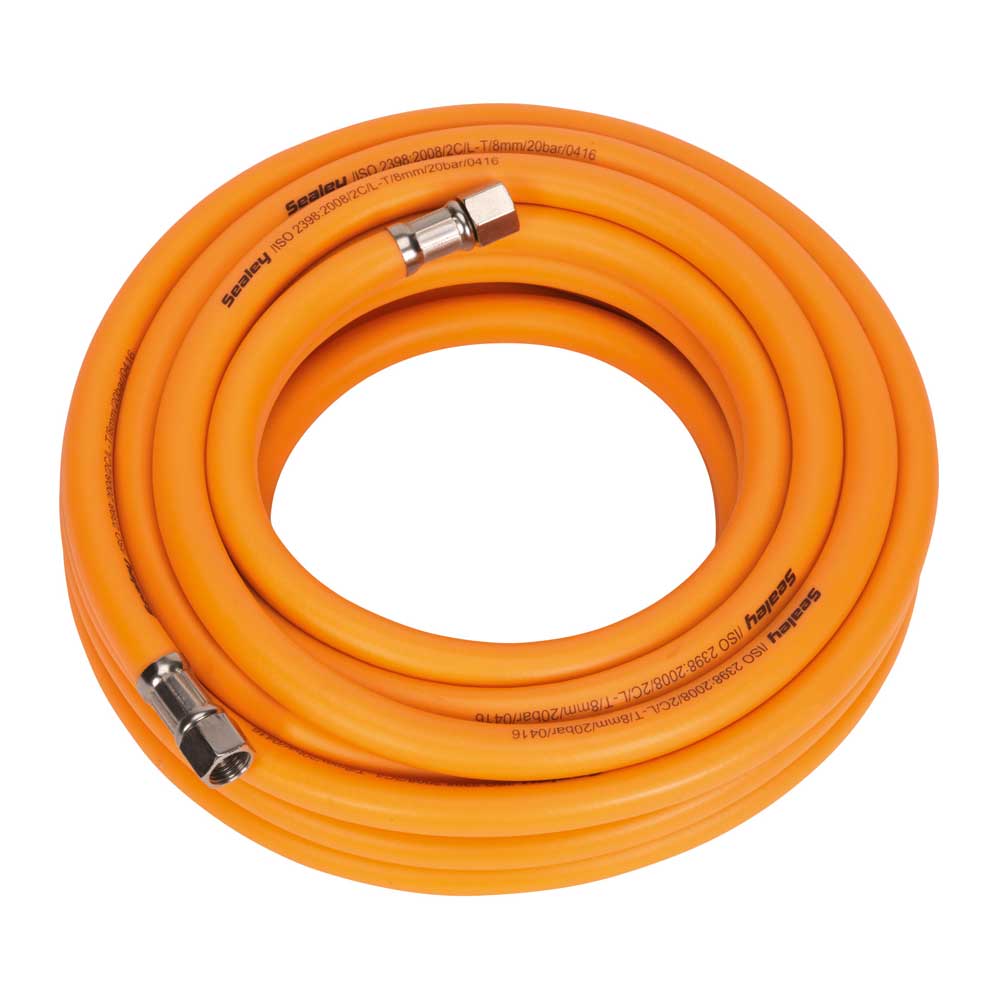 JSAHHC10 - Air Hose 10mtr Orange Hi Vis