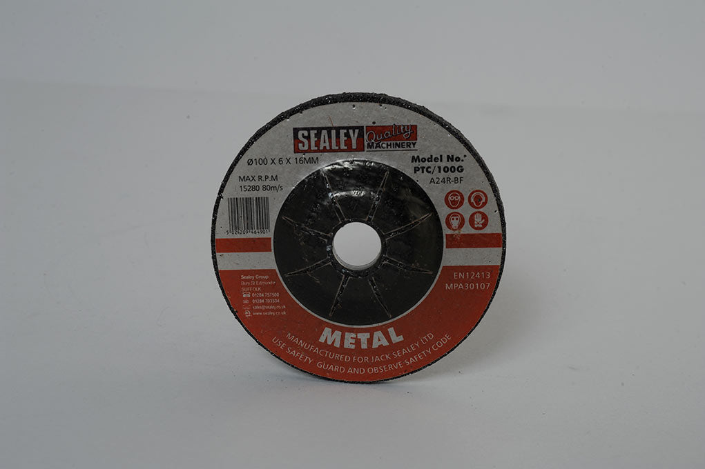 JSPTC/100G - 100 X 6 X 16 Grinding Discs Dep Cntr