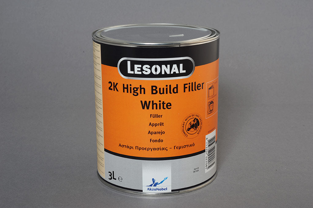 LES2KHSPRIMER/3 - 2k Highbuild White Primer 3lt