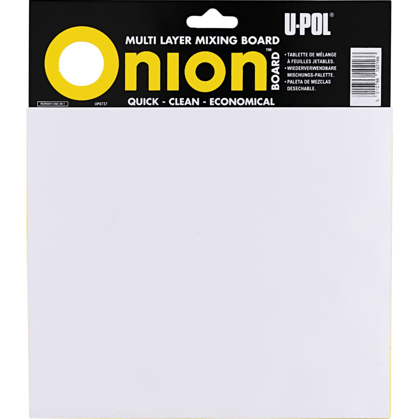ON/1 - Upol ON/1 Onion Board Multi-Layered Mixing Palette 100 Sheet Pad White