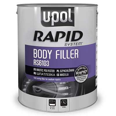 RAPIDFILLER - Rs6103 Rapid Body Filler 3ltr