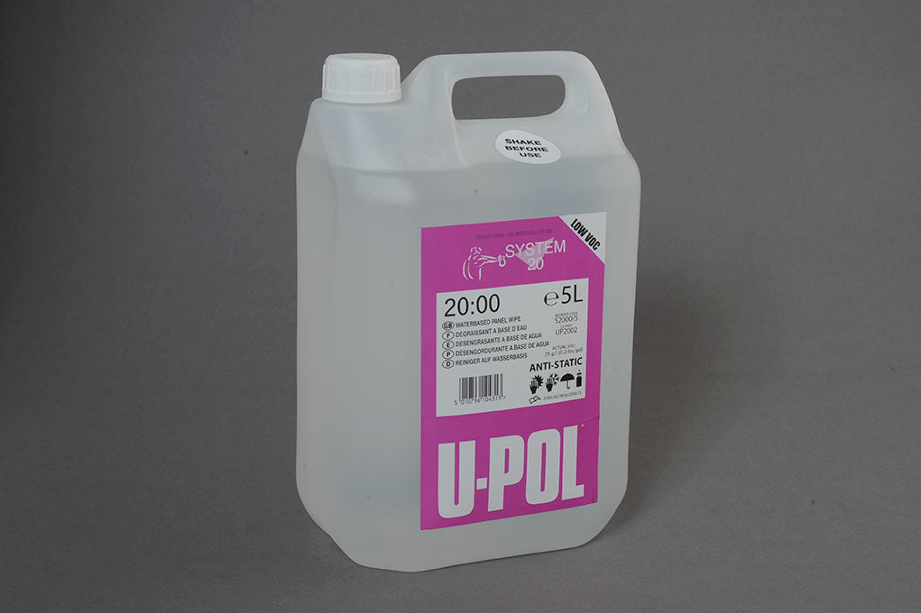 S2000/5 - Upol SYSTEM 20 S2000/5 Water Based Degreaser 5L Clear