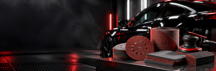 Metalflake professional automotive refinishing collection header artwork