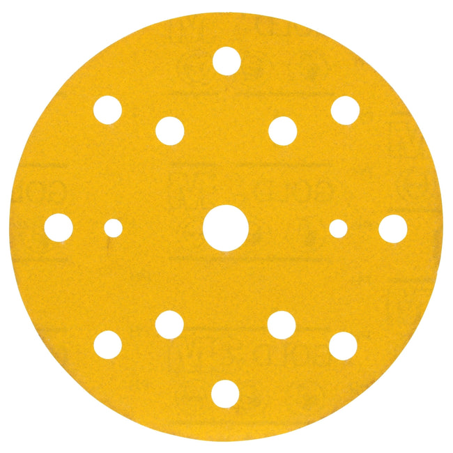 3M51543 - 3M P80 GOLD DISCS PKT 100 150MM