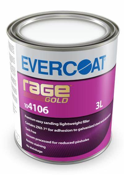 104106 - EVERCOAT RAGE GOLD BODY FILLER 3 LTR