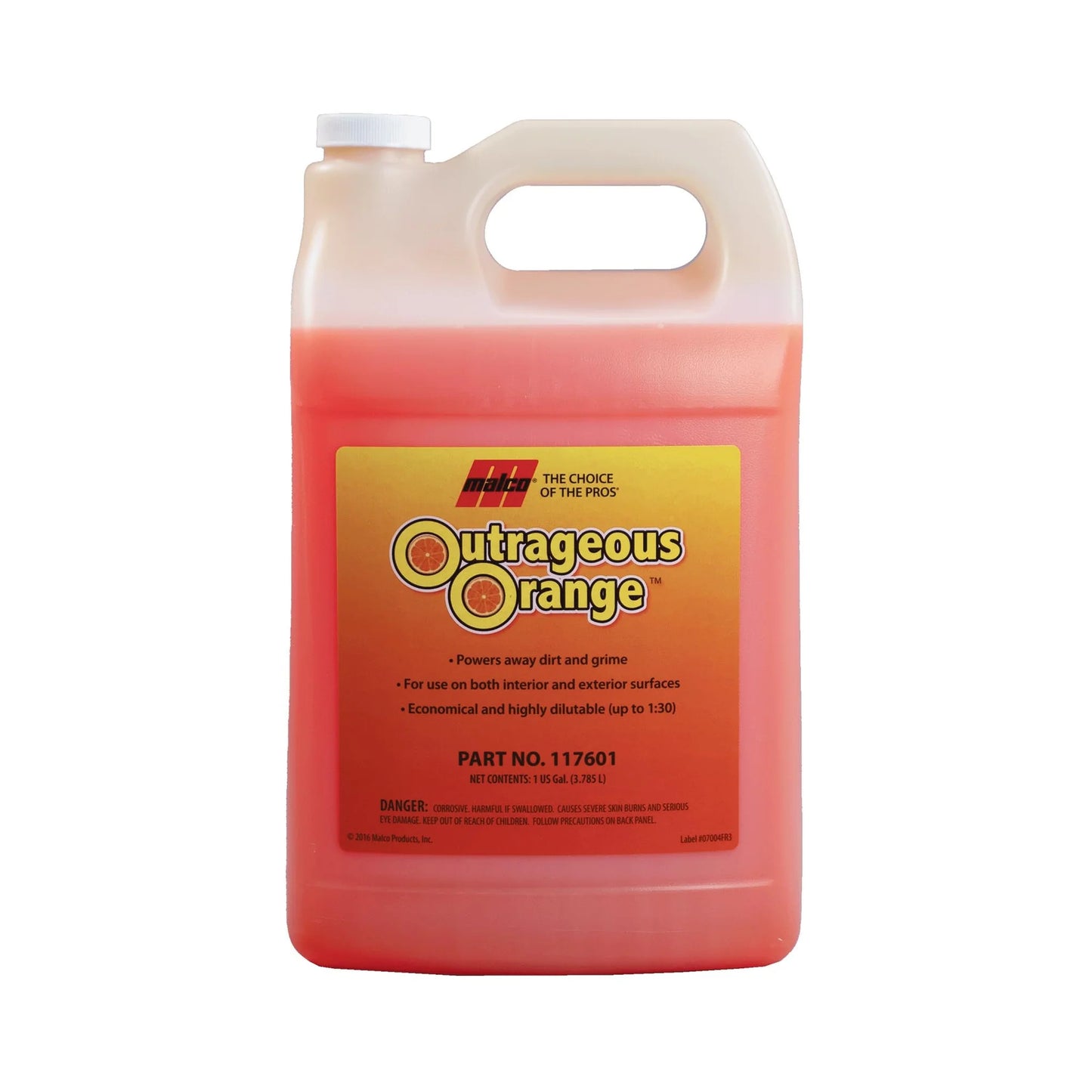 117601 - MALCO OUTRAGEOUS ORANGE 1 GAL