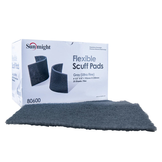 SUNPADGREY - SCUFF PADS GREY 20 BOX