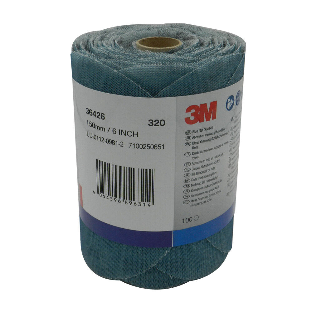 3M36426 - BLUE NET DISC ROLL P320 150MM