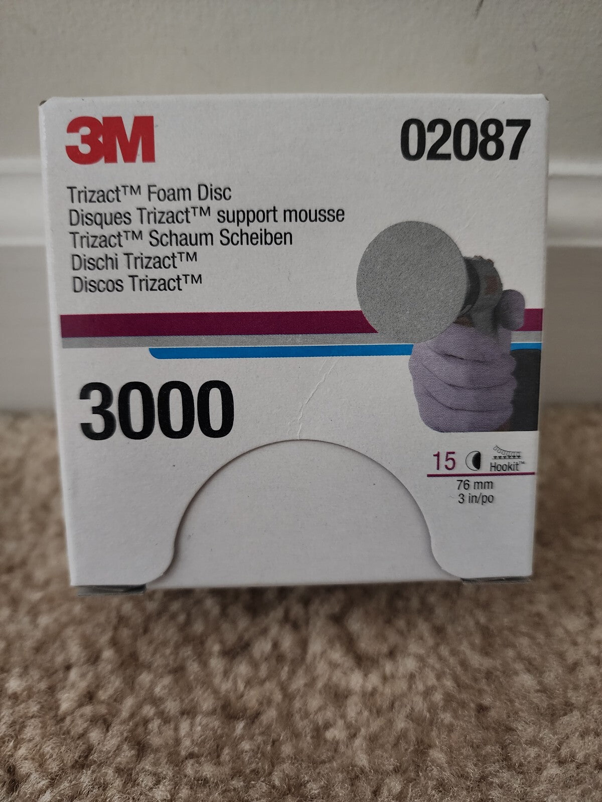 3M02087 - 3000 TRIZAC DISC 75MM