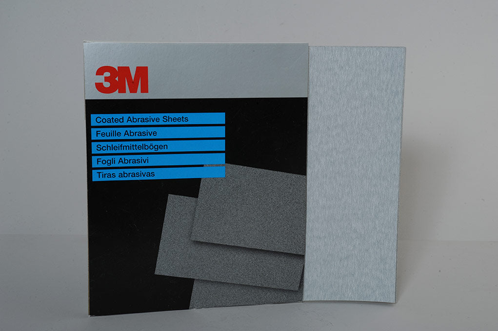 3m 02556 P400 Free Cut Paper Abrasive Sheet 618 230 mm x 280 mm P400 50 Pack