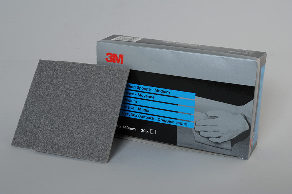 3M03808 Softback Sanding Sponge Medium Metalflake