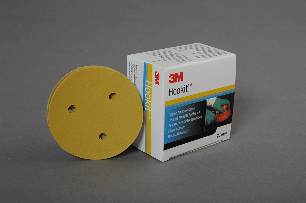 3m 50717 Hookit™ Abrasive Disc 255P 3 Hole 75mm P400 50 Pack