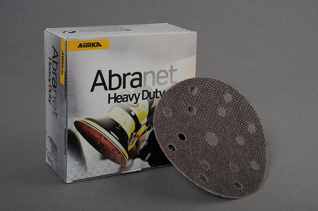 HD125P80 - Heavy Duty Abranet 125mm 19 Hole P80