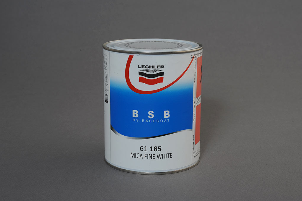 L61185 Bsb Mm Fine Grain Mica White 1lt Metalflake