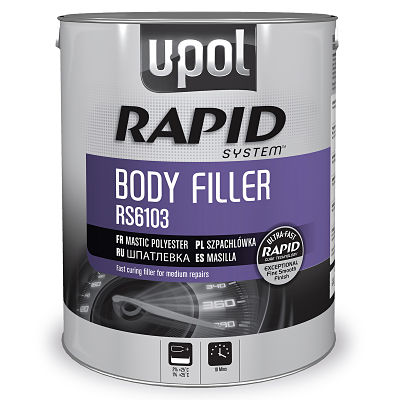 Upol RAPID SYSTEM™ RS6103 RAPIDFILLER Rapid Body Filler 3L Grey