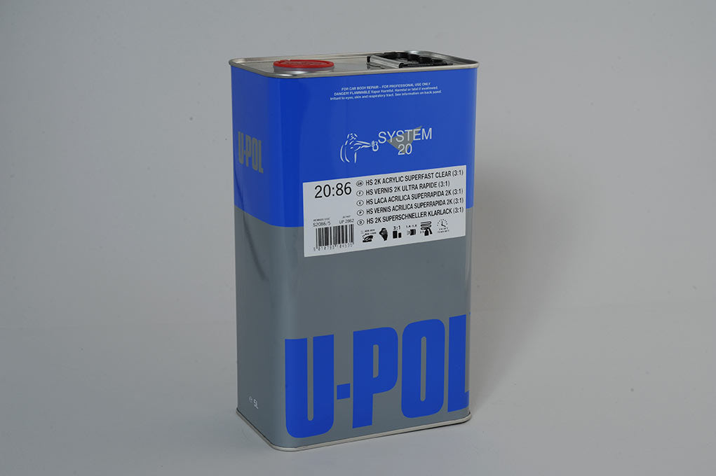 S2086/5 - Hs Super Fast Clear 3:1 5 Ltr – Metalflake