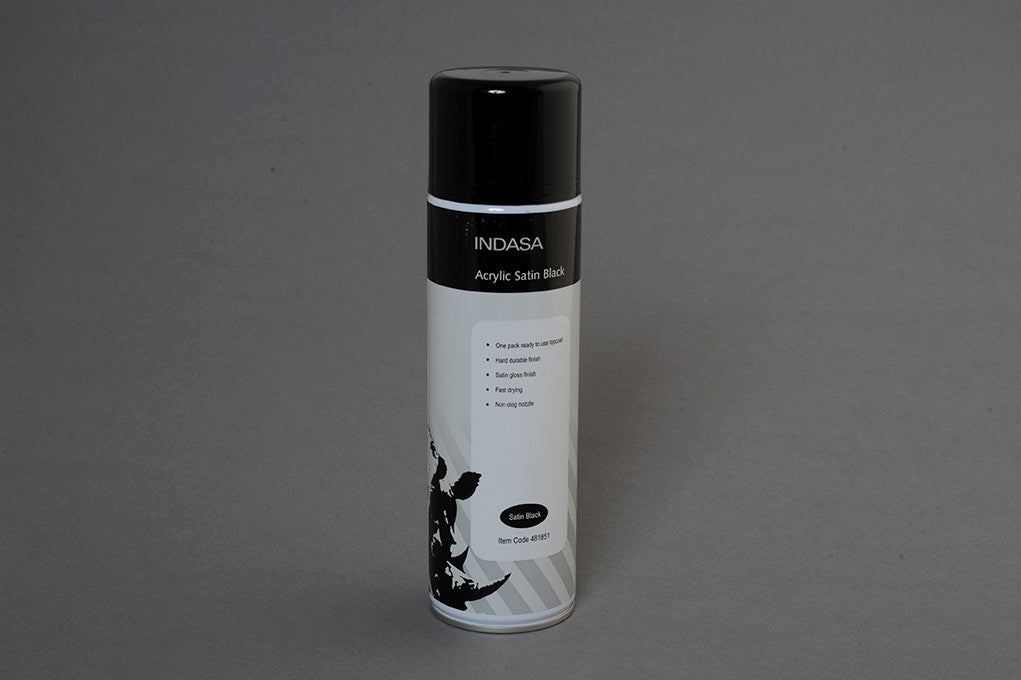 SATIN - Satin Black Aerosol Indasa 481851